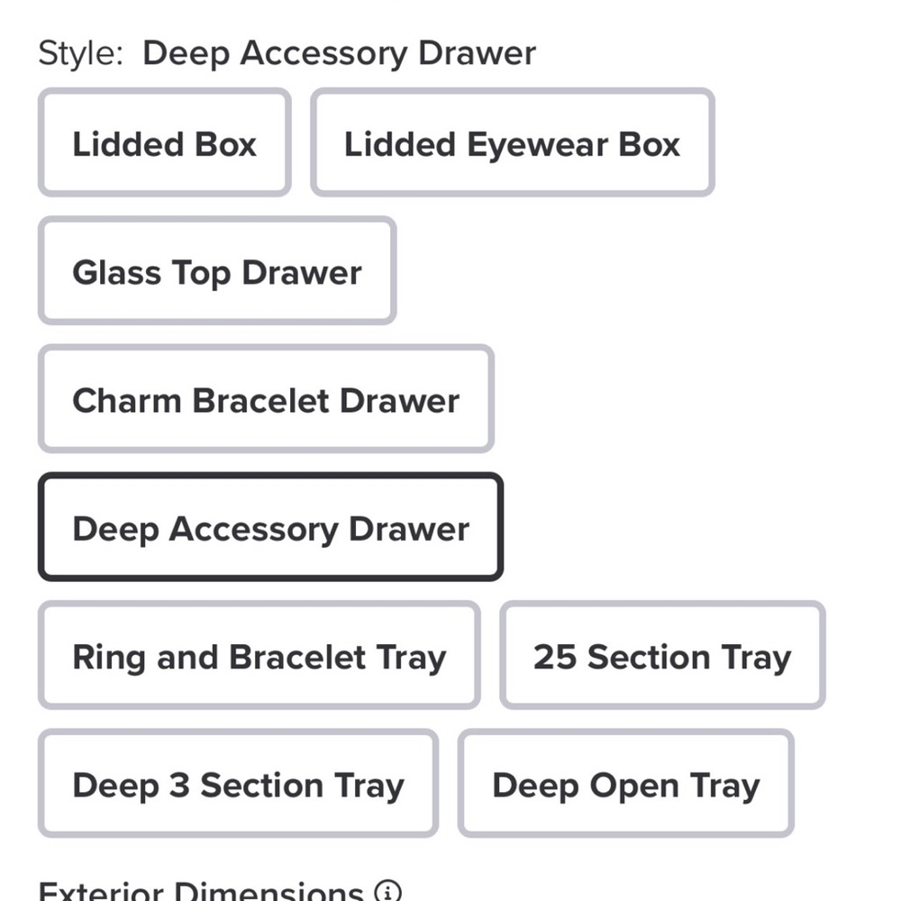 ⚠️ STACKERS Jewelry Classic Box Collection Deep Accessory Drawer Anti Tarnish - Picture 10 of 10